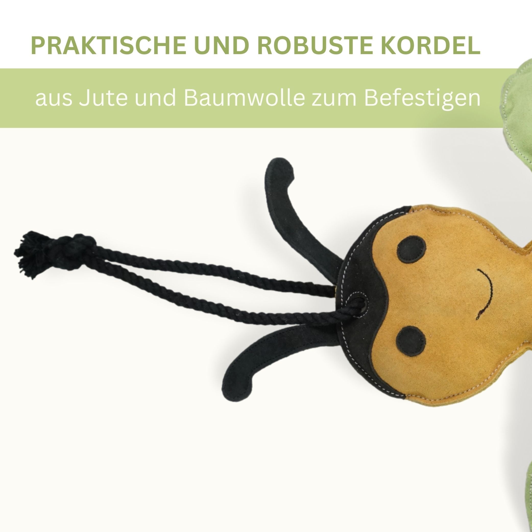 Pferdespielzeug aus Wildleder als Beschäftigung
